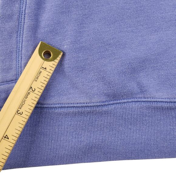 Victorias Secret Pink Sweater Medium Purple Collared Quarter Zip Periwinkle - Picture 14 of 16